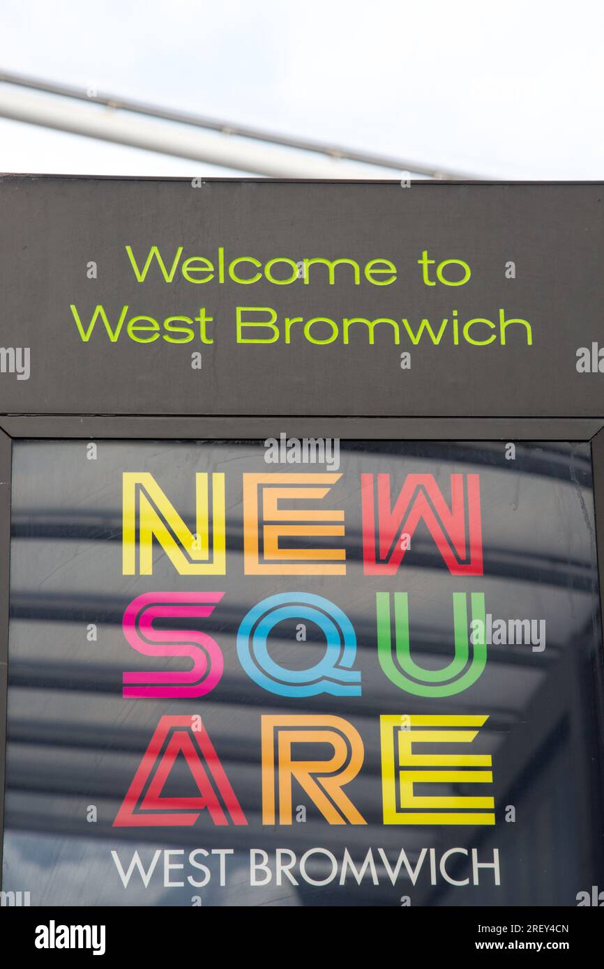 New Square Shopping & Leisure, Cronehills Linkway, West Bromwich B70 7PP Stock Photo