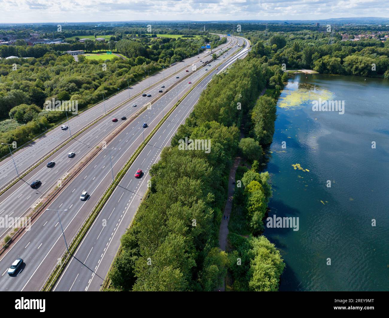defaManchester M60 Ring Road. Aerial photo taken from sales water ...