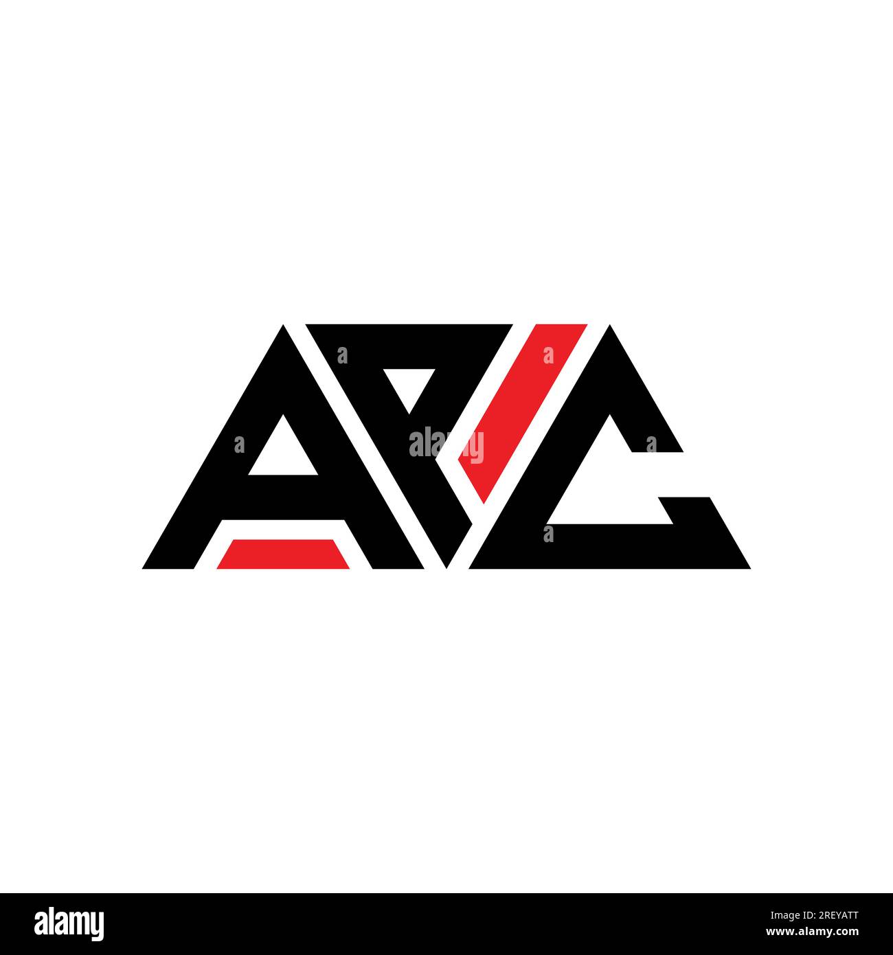 APC triangle letter logo design with triangle shape. APC triangle logo ...