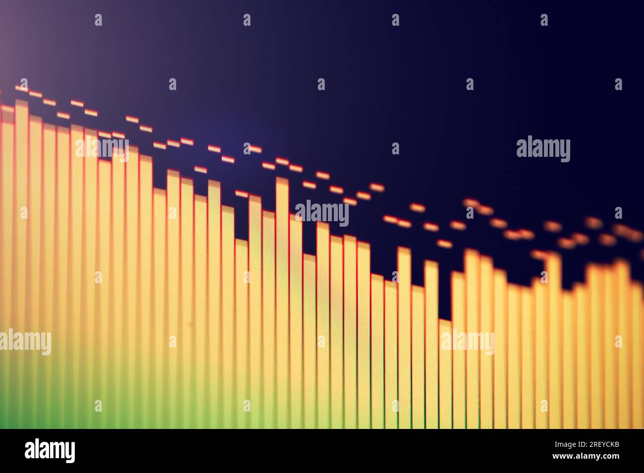 Seismogram. Waveform. Oscilloscope. Musical equalizer. Sound wave Stock ...