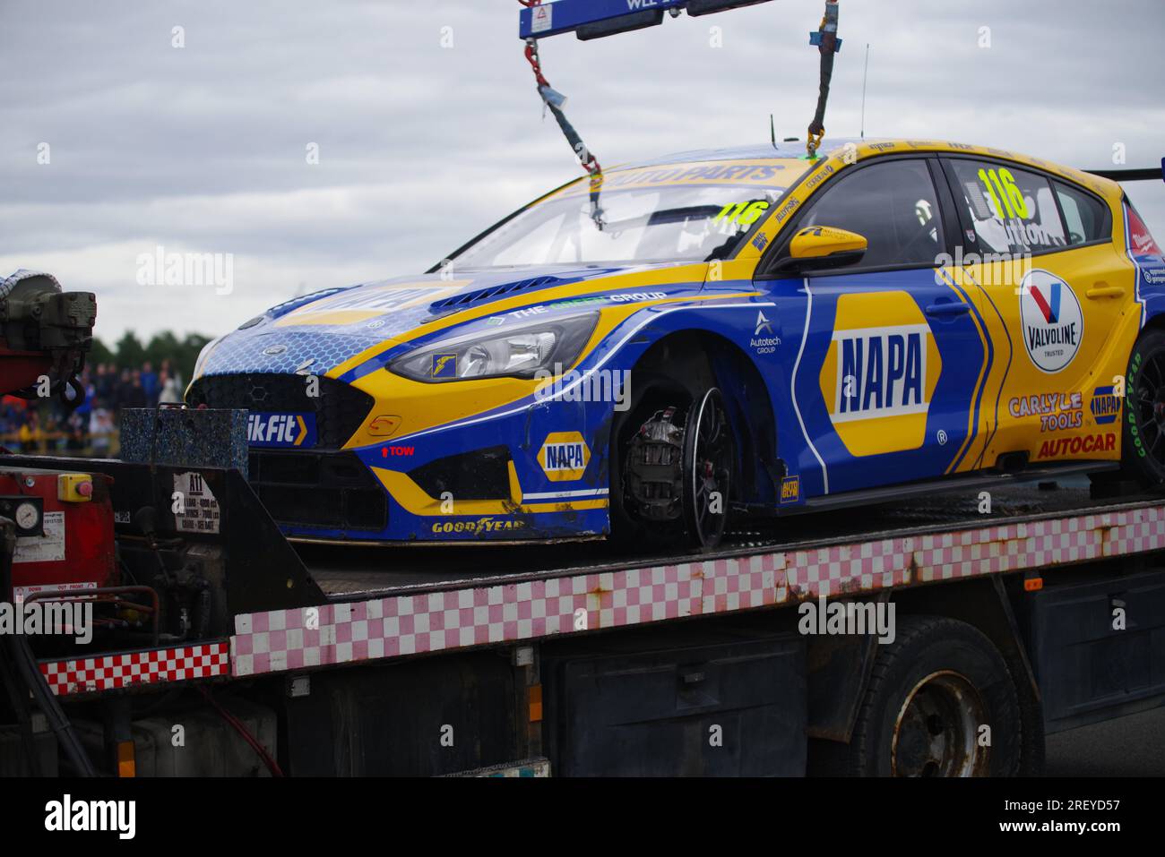 Dalton on Tees, 30 July 2023. The NAPA Racing UK Ford Focus ST MK.III