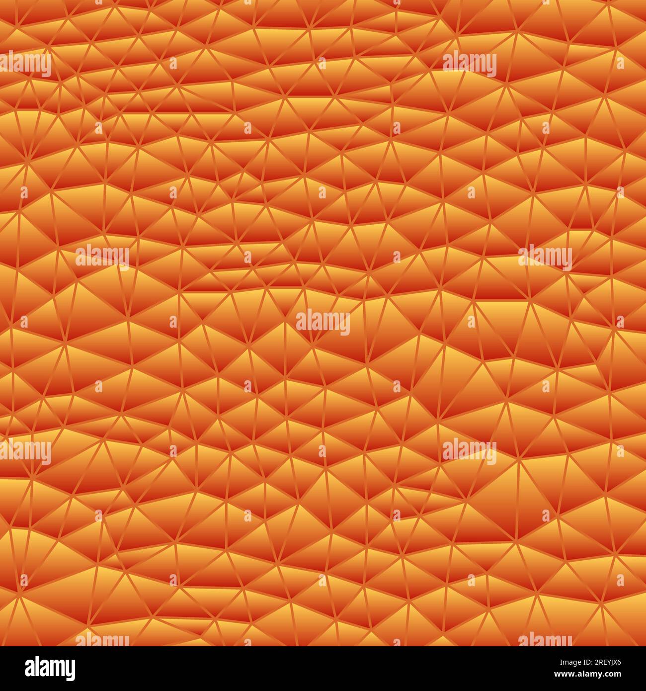 abstract vector stained-glass triangle mosaic background - orange Stock ...