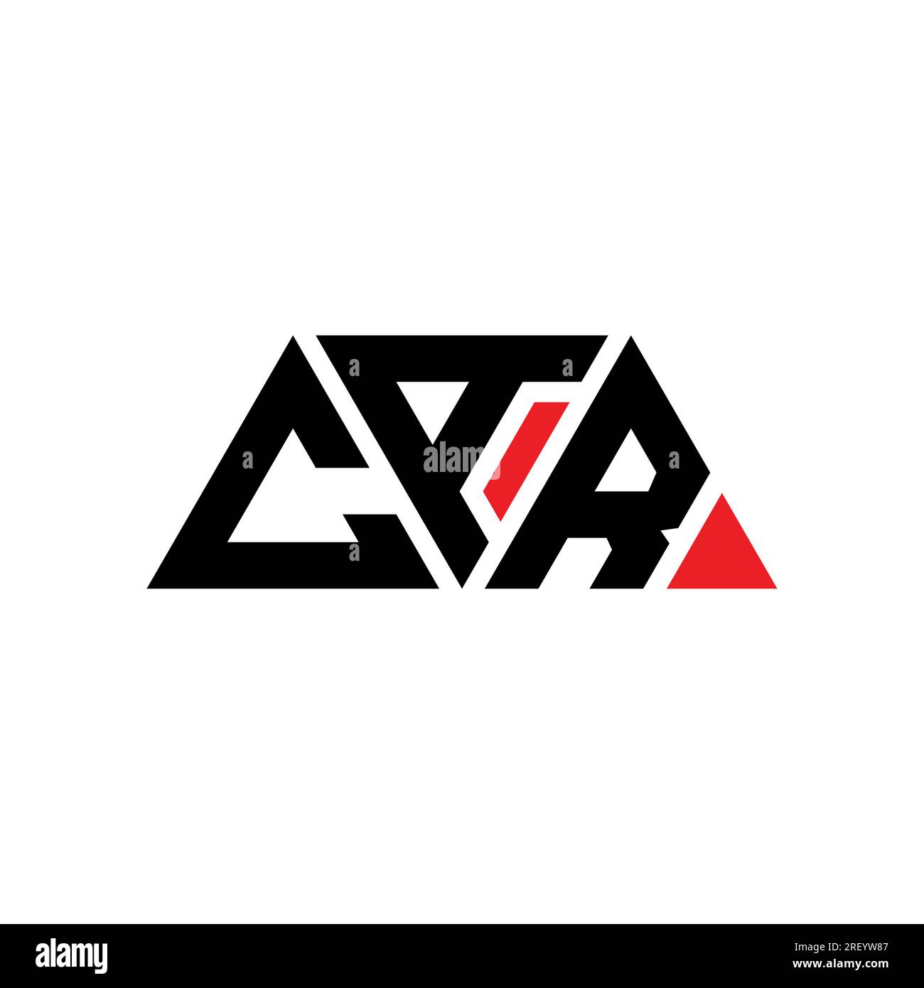 CAR triangle letter logo design with triangle shape. CAR triangle logo design monogram. CAR