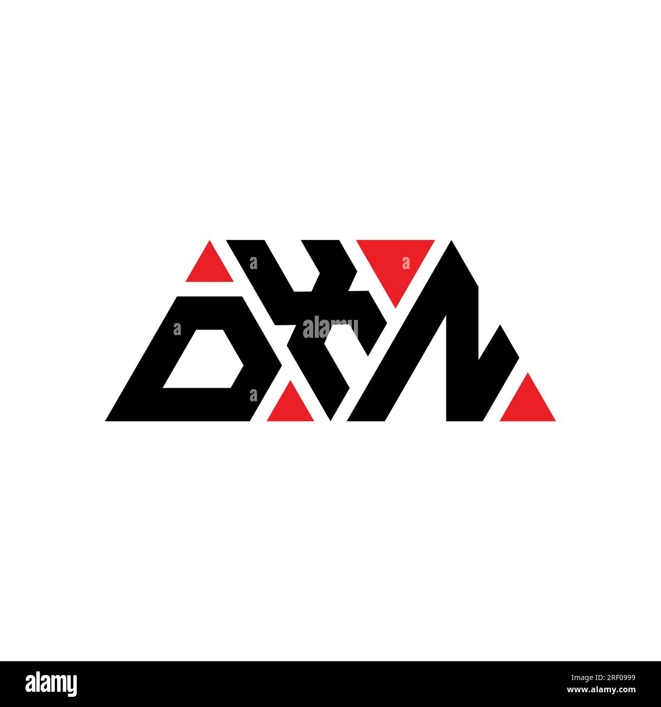 DXN triangle letter logo design with triangle shape. DXN triangle logo ...