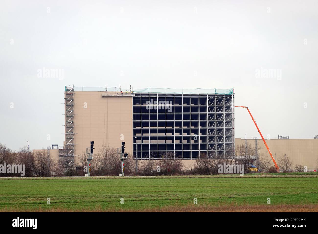 Erweiterungsbau des Procter & Gamble Werk Euskirchen, Deutschland, Nordrhein-Westfalen Stock Photo