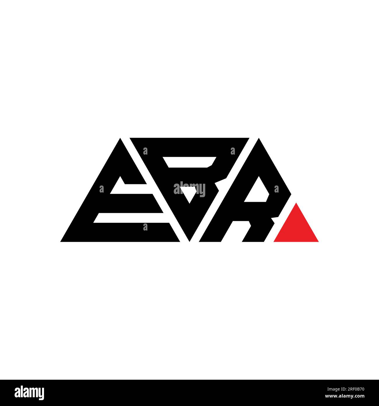 EBR triangle letter logo design with triangle shape EBR triangle logo EBR triangle letter logo design with triangle shape EBR triangle logo