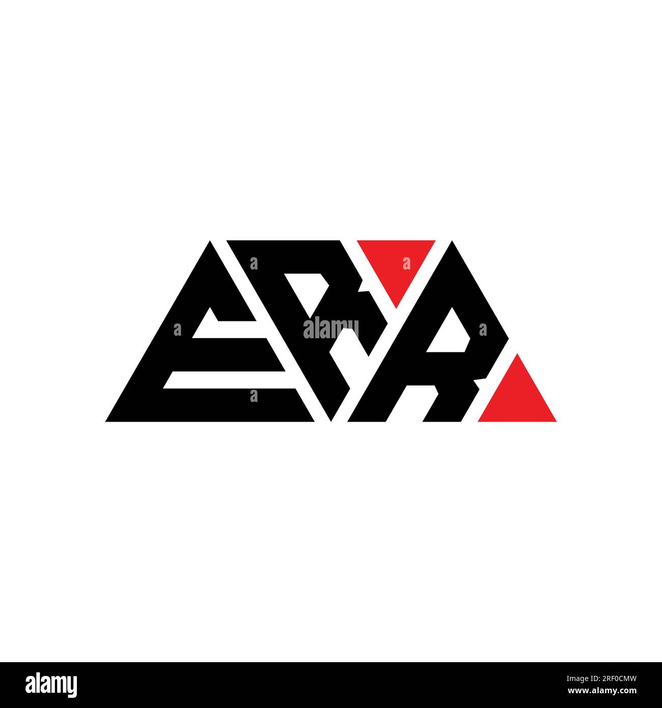 ERR triangle letter logo design with triangle shape. ERR triangle logo ...
