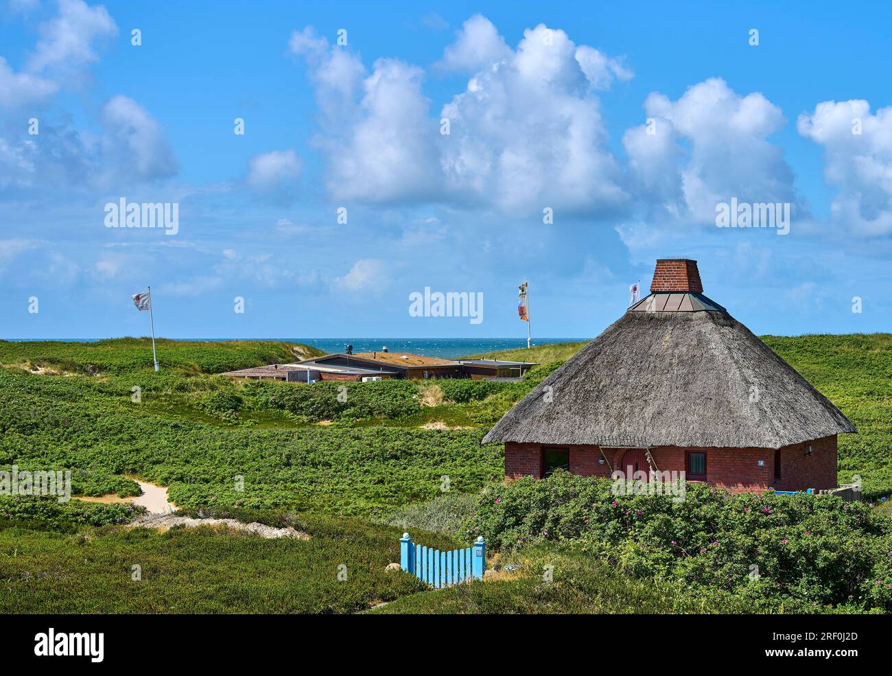 Village on the beach  on June 27, 2023   in Hörnum, Sylt Island, Germany.  © Peter Schatz / Alamy Stock Photos Stock Photo