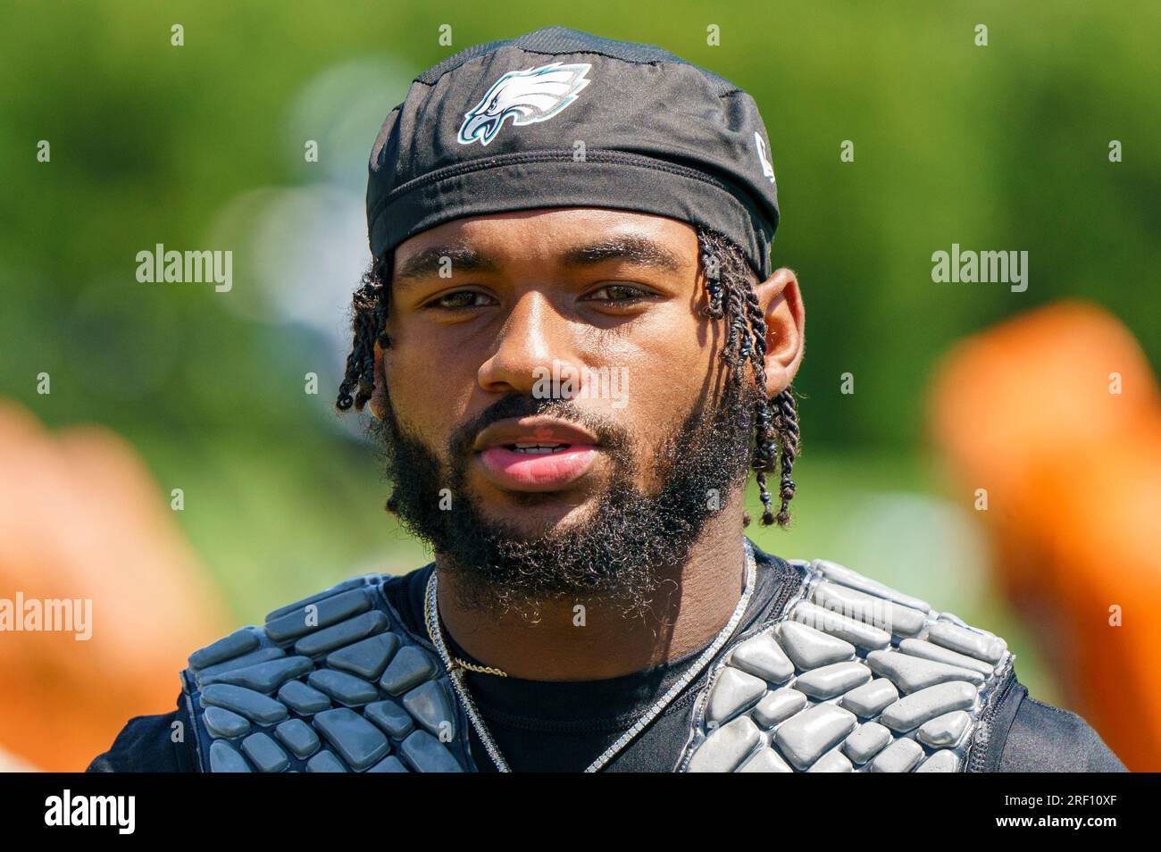 Philadelphia Eagles' D'Andre Swift plays during an NFL football game,  Thursday, Sept. 14, 2023, in Philadelphia. (AP Photo/Matt Slocum Stock  Photo - Alamy