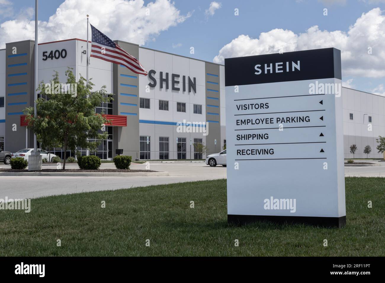 Whitestown July 30, 2023 SHEIN distribution center. SHEIN