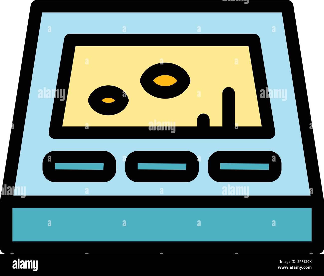 Ice fishing sonar icon outline vector. Winter fishing. Snow lake Stock  Vector Image & Art - Alamy