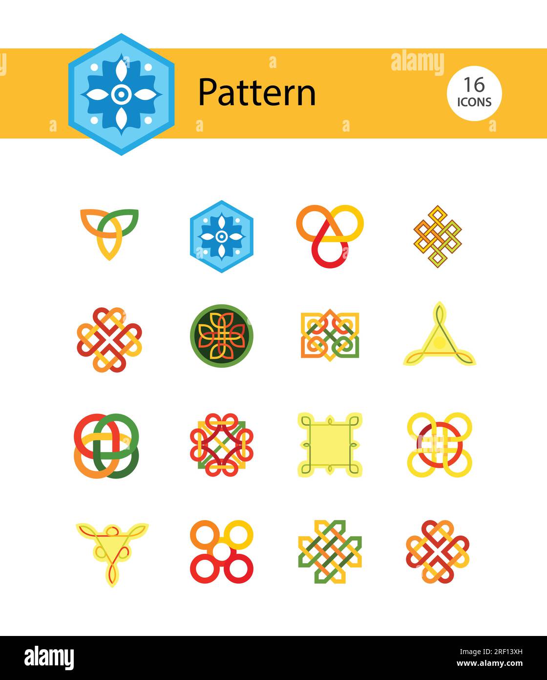 Pattern Icon Set Stock Vector Image & Art - Alamy