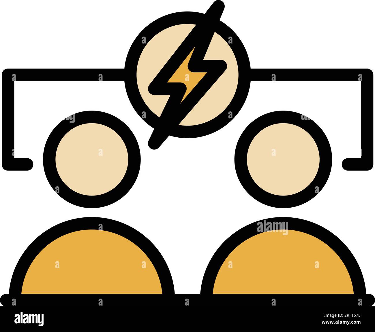 Group critical thinking icon outline vector. Think mind. Human skill color flat Stock Vector