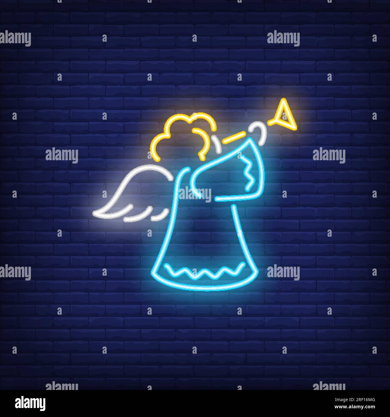 Cute Angel Blowing Trumpet Neon Sign Stock Vector Image Art Alamy cute-angel-blowing-trumpet-neon-sign-stock-vector-image-art-alamy