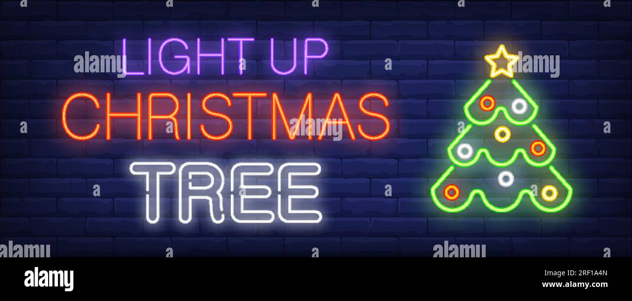 Little Trees Make in USA Neon Signs Light