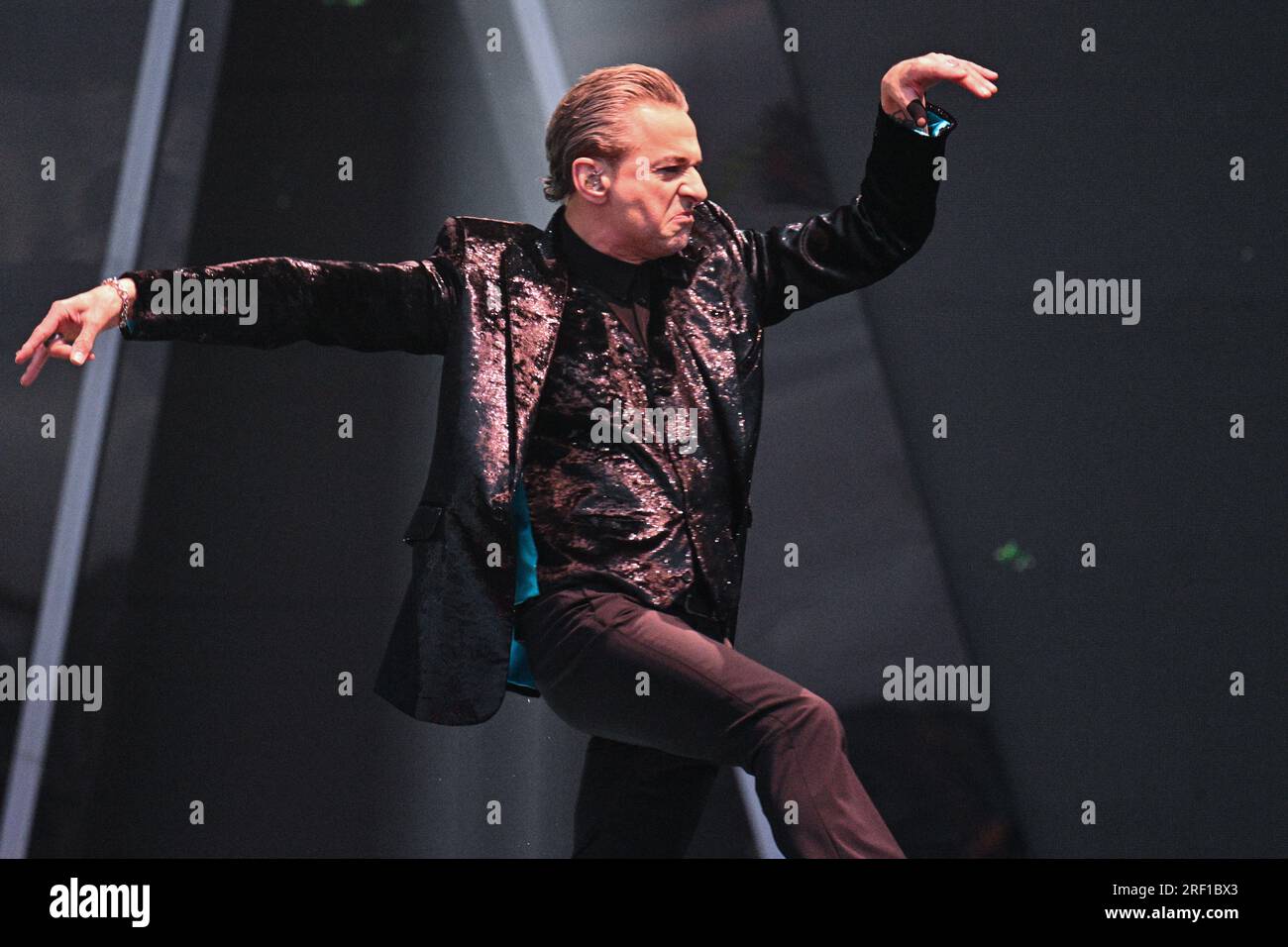 Depeche Mode performing live in Amsterdam on 16 May 2023, opening their European  Tour Stock Photo - Alamy