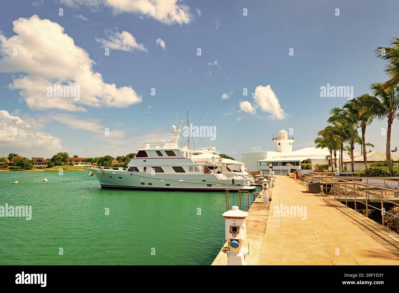 yacht harbour with pier. yacht harbour with pier dock. summer yacht in ...