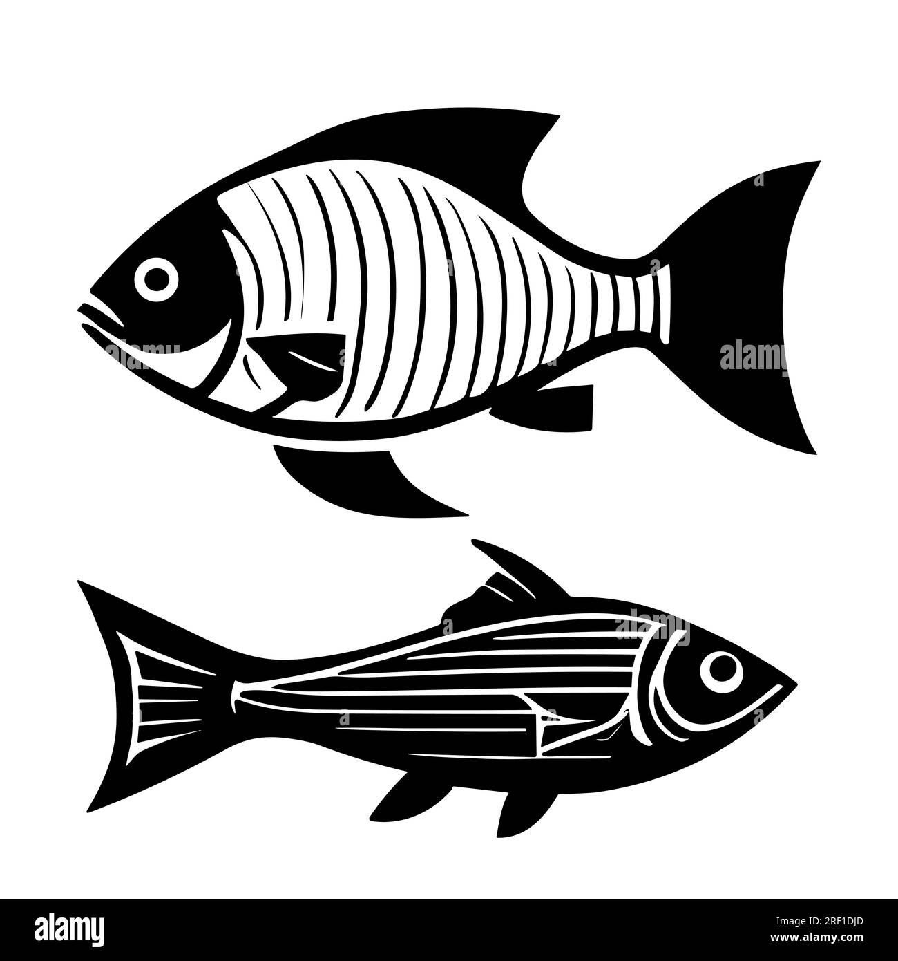 58 Vintage Hand-drawn Fish - Design Cuts