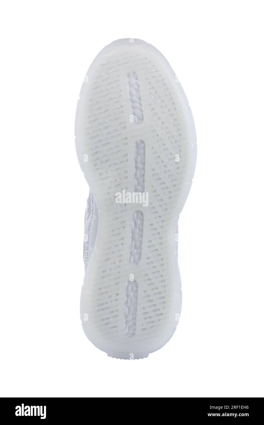 White rubber shoe sole isolated on white background Stock Photo Alamy