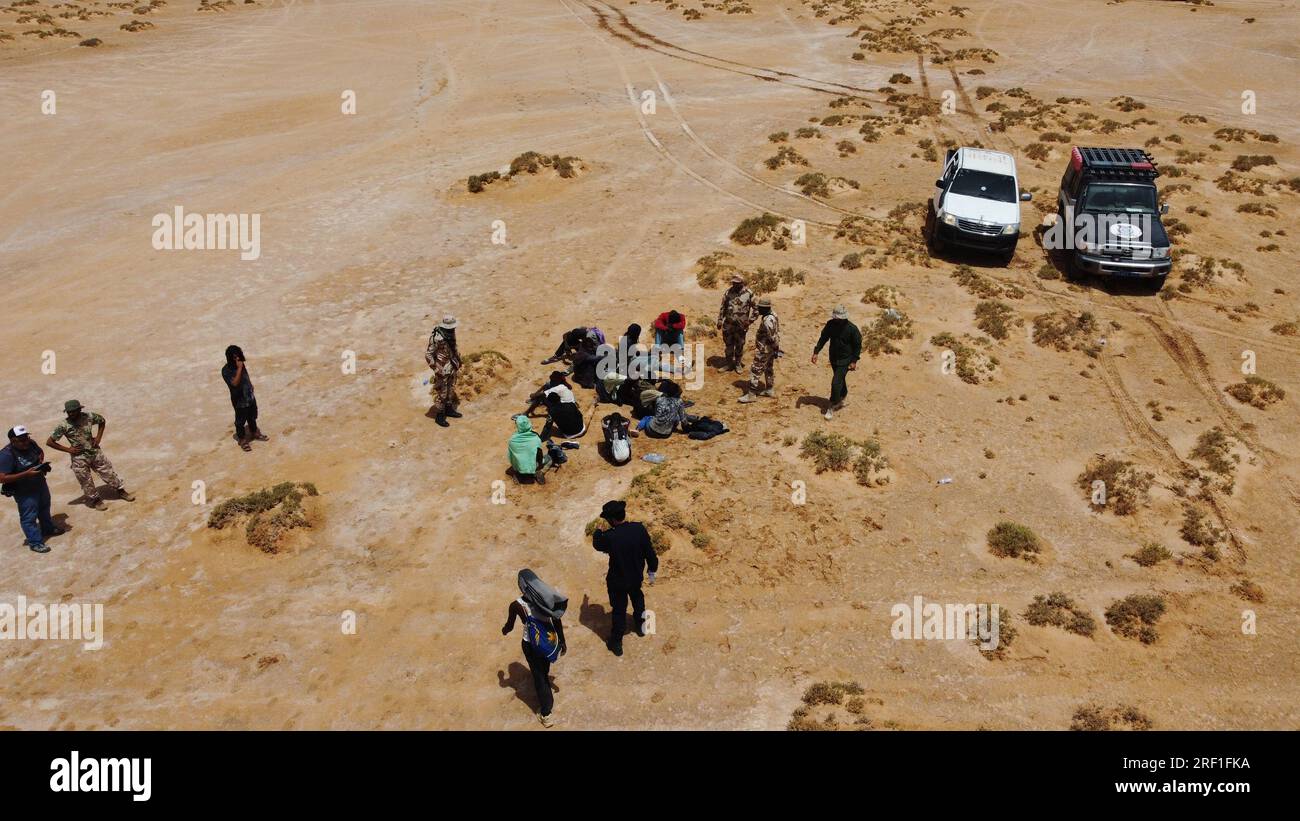 African migrants desert hi-res stock photography and images - Alamy