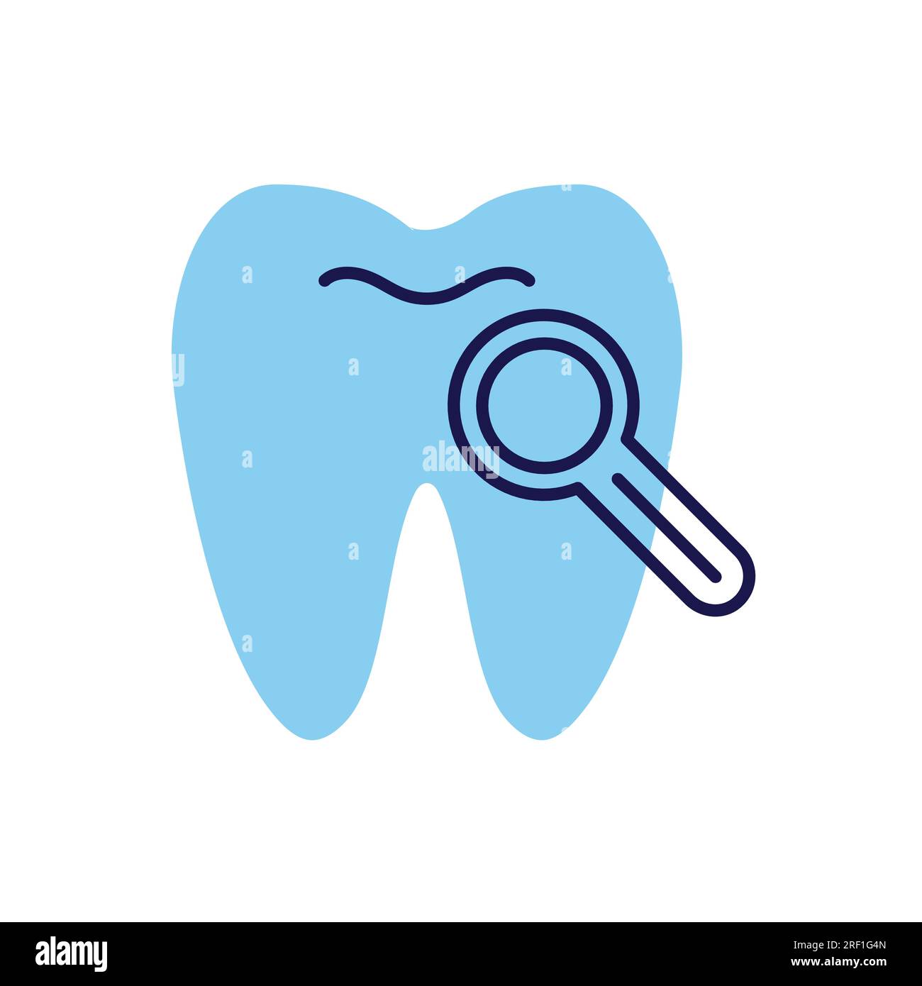 Dental Diagnostic Related Vector Icon. Dental Diagnostic sign. Isolated