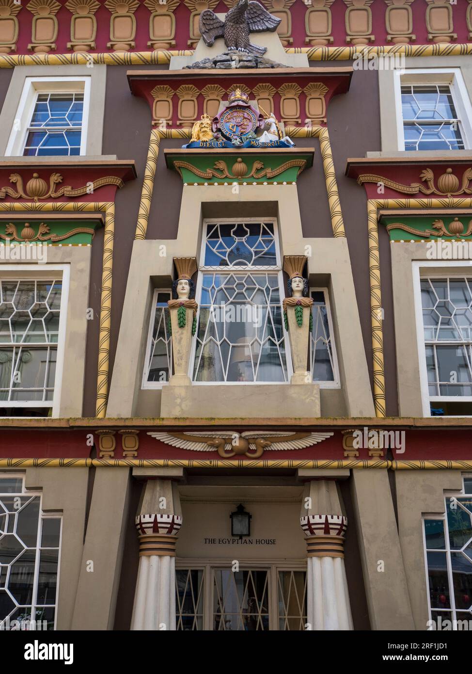 The Egyptian House, Penzance, Cornwall, England, UK, GB Stock Photo Alamy