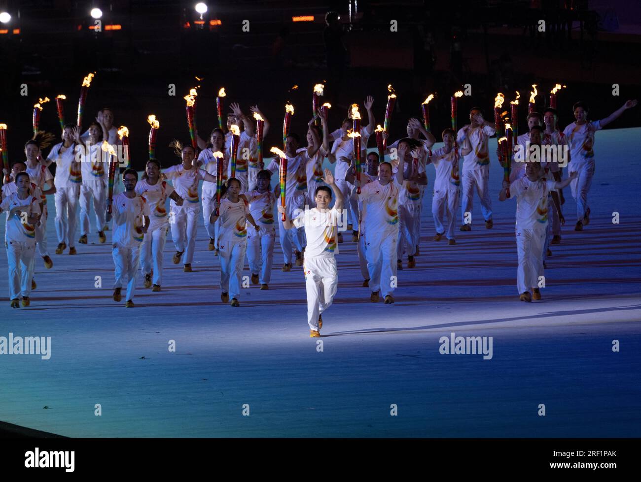 The opening ceremony of the Chengdu FISU World University Games kicks