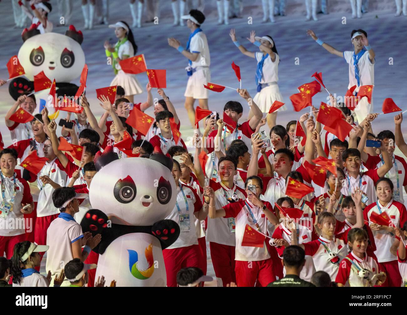 The opening ceremony of the Chengdu FISU World University Games kicks