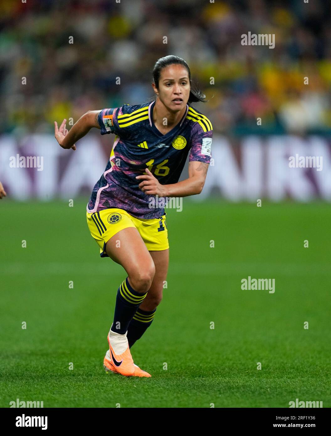 July 30 2023 Lady Andrade (Colombia) looks on during a game, at, . Kim