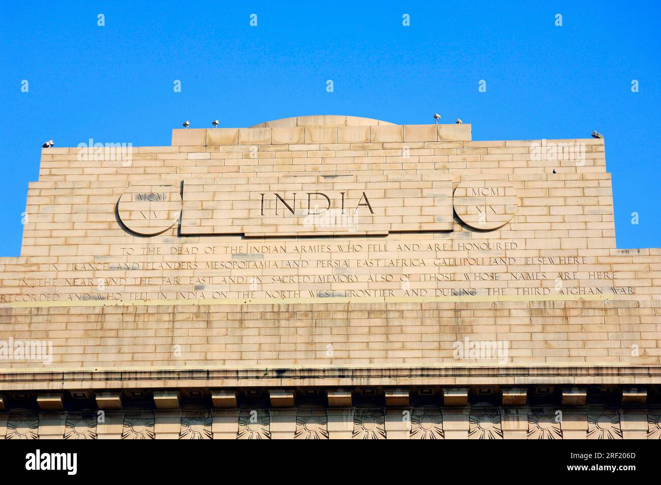 Inscription in India Gate War Memorial, New Delhi, New, New Delhi