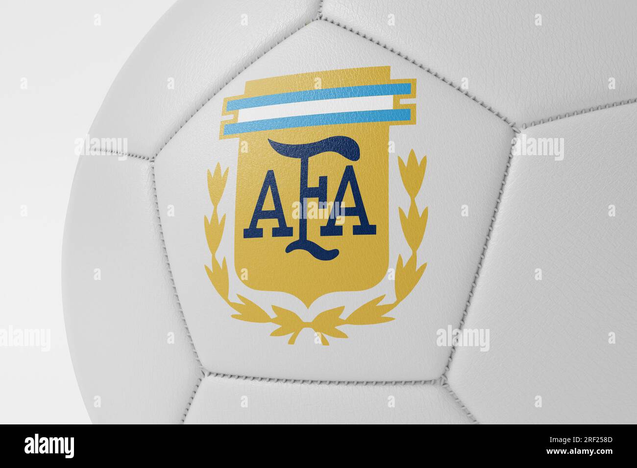 LONDON, UK - July 2023: Brazil national football team logo badge on a  soccer ball. 3D Rendering Stock Photo - Alamy