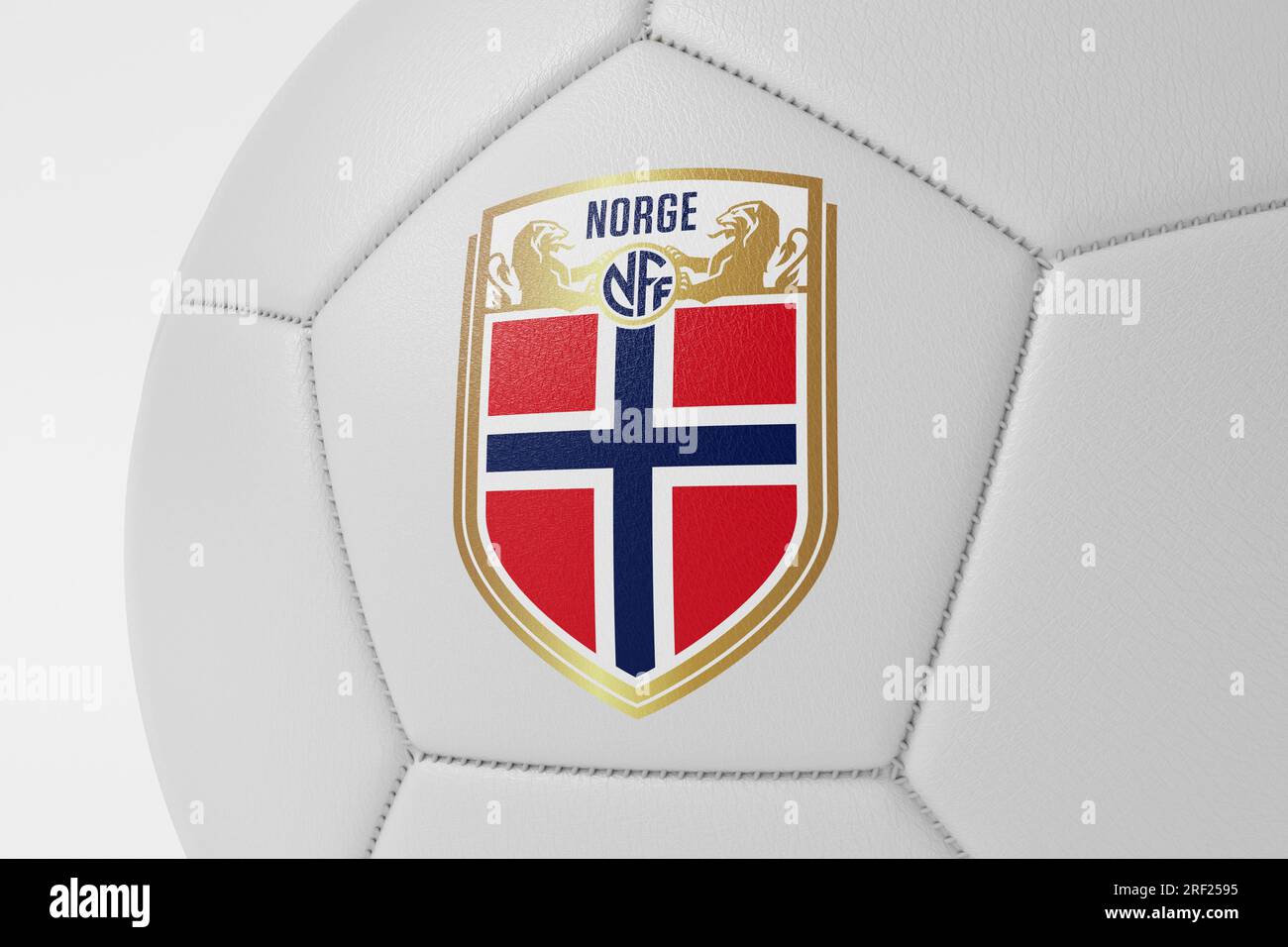 LONDON, UK - July 2023: Brazil national football team logo badge on a  soccer ball. 3D Rendering Stock Photo - Alamy