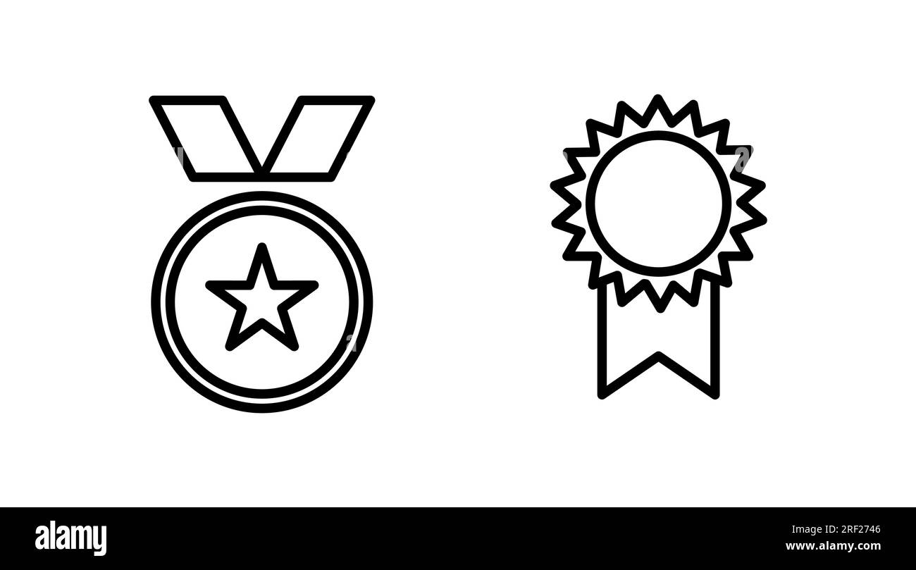 Achieve icon vector. medal icon vector. award. Certificate. approved ...
