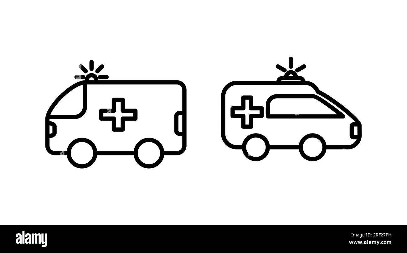 Ambulance icon vector. Ambulance car icon Stock Vector Image & Art - Alamy