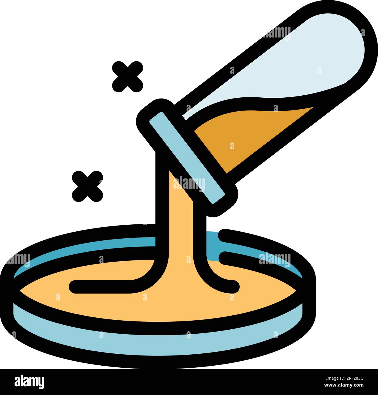 Test tube lab icon outline vector. Chemical experiment. Science ...