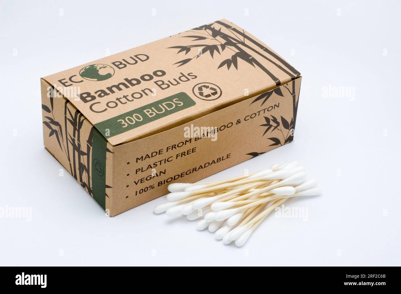 Eco Bud Bamboo Cotton Buds Stock Photo Alamy
