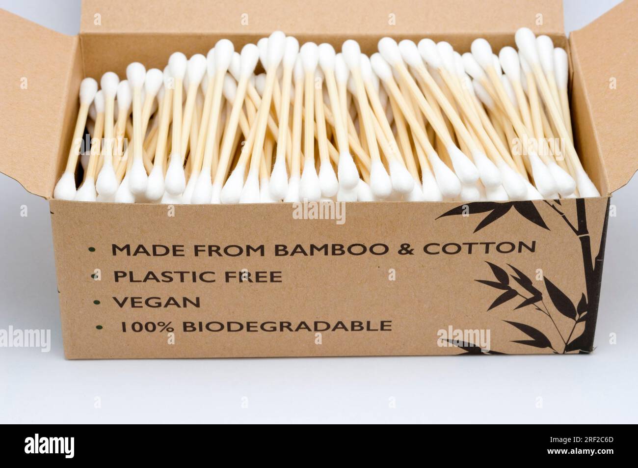 Eco Bud Bamboo Cotton Buds Stock Photo Alamy