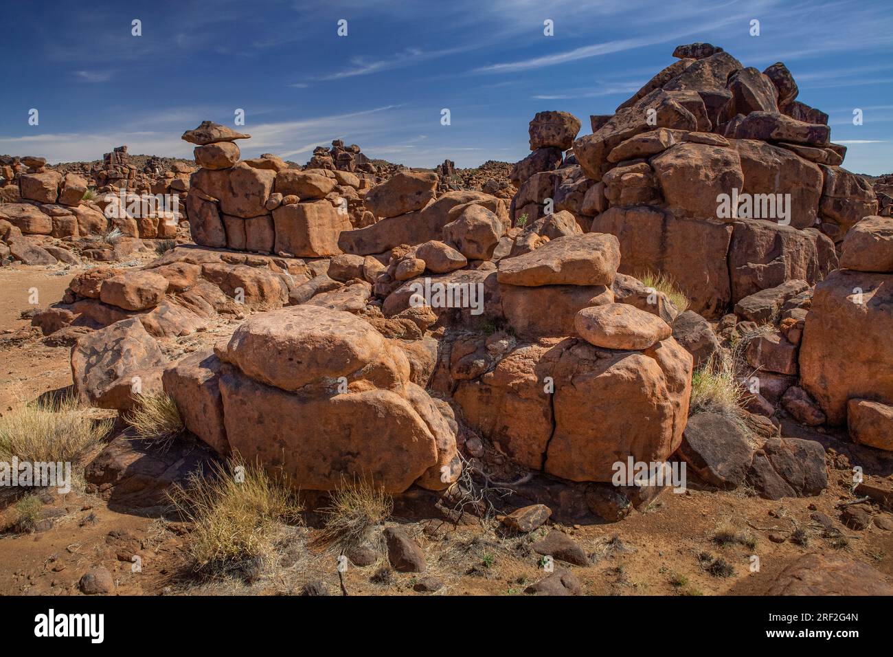 Rocks of Giants Playground, Keetmanshoop, Namibia Stock Photo