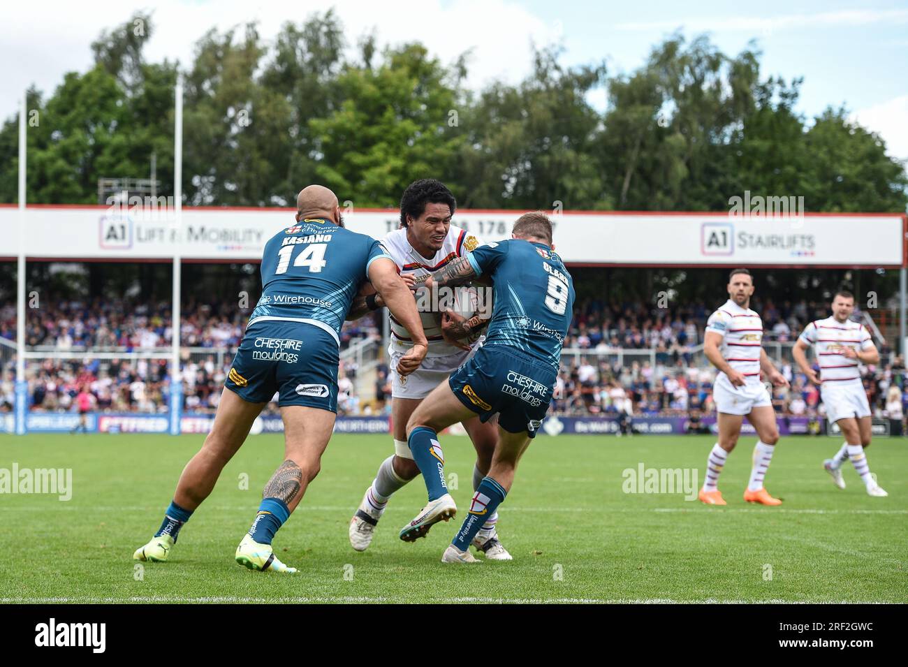Wakefield, England - 30th July 2023 Wakefield Trinity's Renouf Atoni in ...