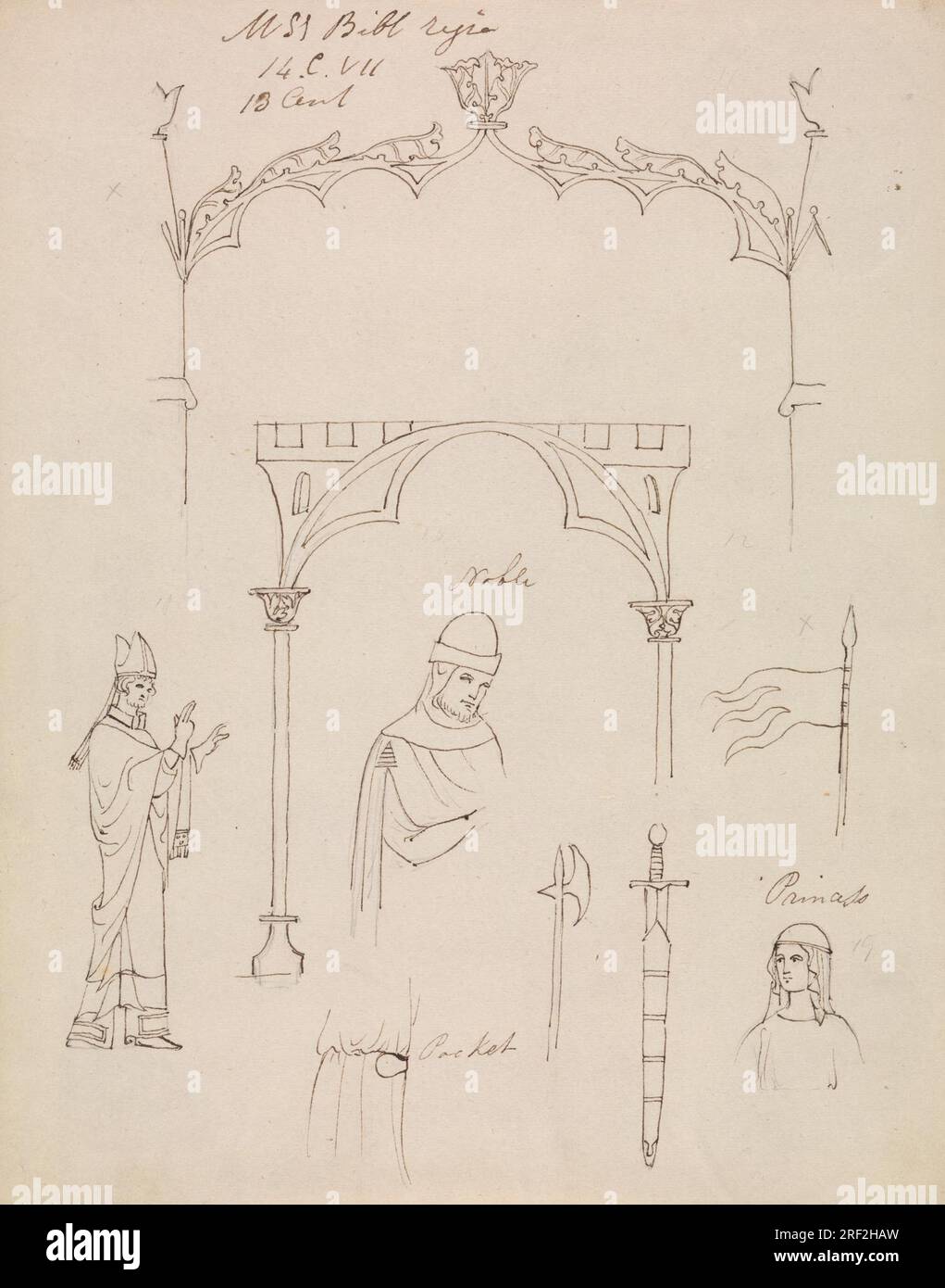 MSS Bible Regia by Robert Smirke Stock Photo - Alamy