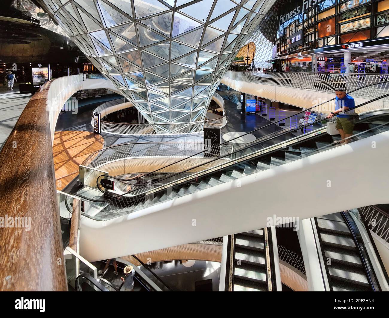 Shopping centre MyZeil in the Palais Quartier, Germany, Hesse, Frankfurt am Main Stock Photo