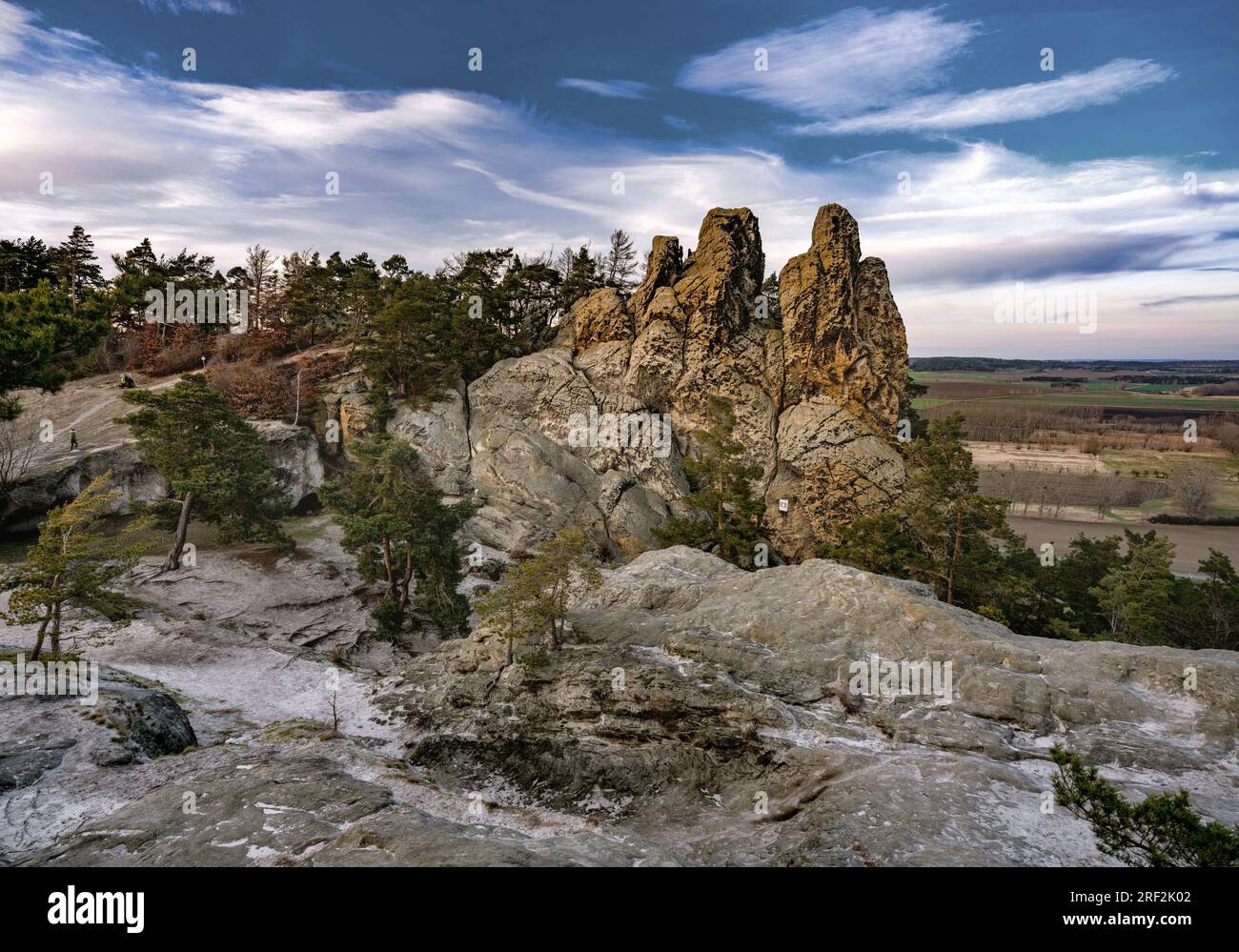 Hamburger Wappen Rock Formation in the Teufelsmauer Nature Reserve