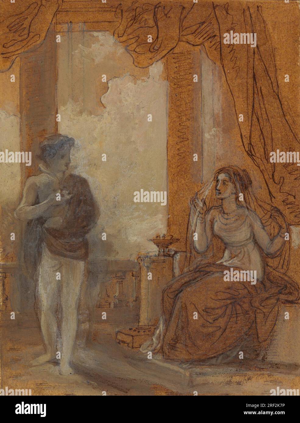 Viola and Olivia 1822 by Robert Smirke Stock Photo Alamy