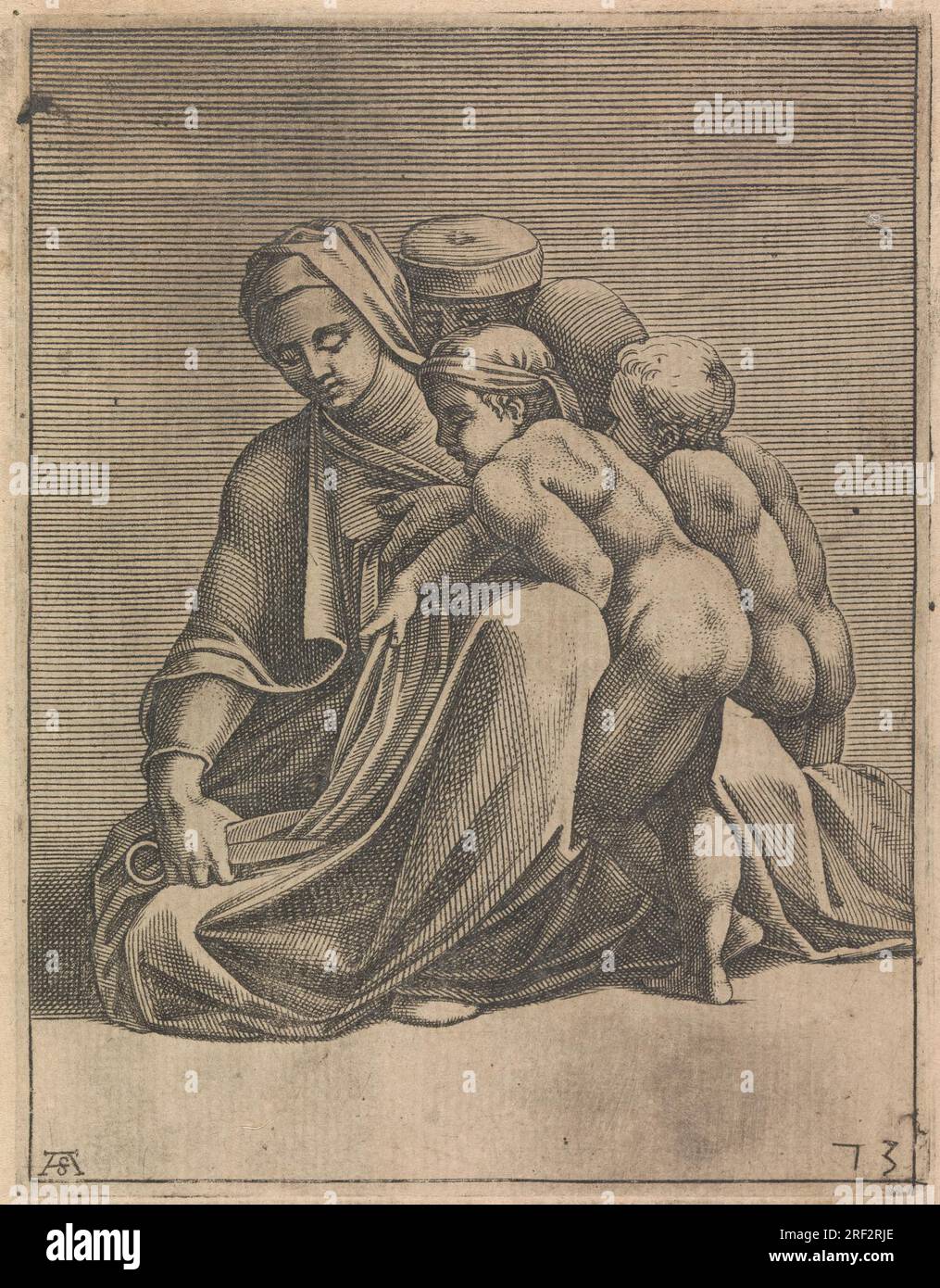 Salmon, Ancestor of Christ between 1550 and 1585 by Adamo Scultori Stock Photo Alamy