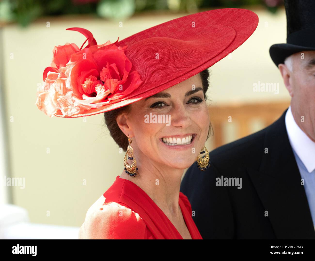 Berkshire, UK. June 23rd, 2023. The Princess of Wales attending day ...