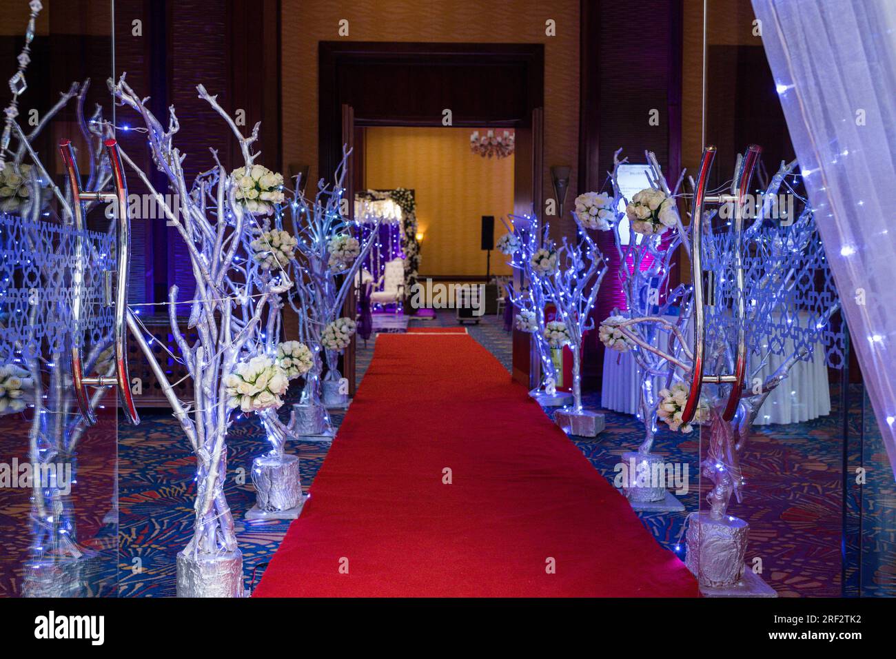 Kenyan Weddings Photographers By Antony Trivet Weddings Reception Ceremony Decoration Setup Wedding decorations are beautiful and stunning outdoors Stock Photo