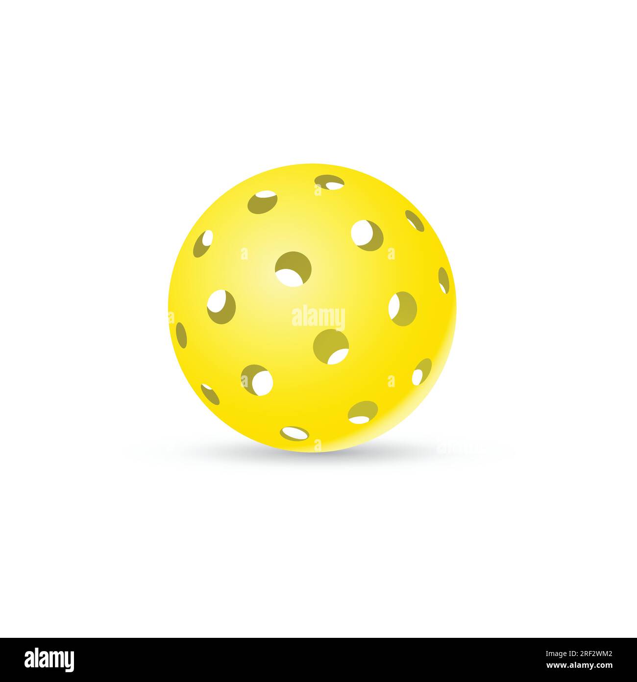 Pickleball ball with shadow Stock Vector Image & Art Alamy