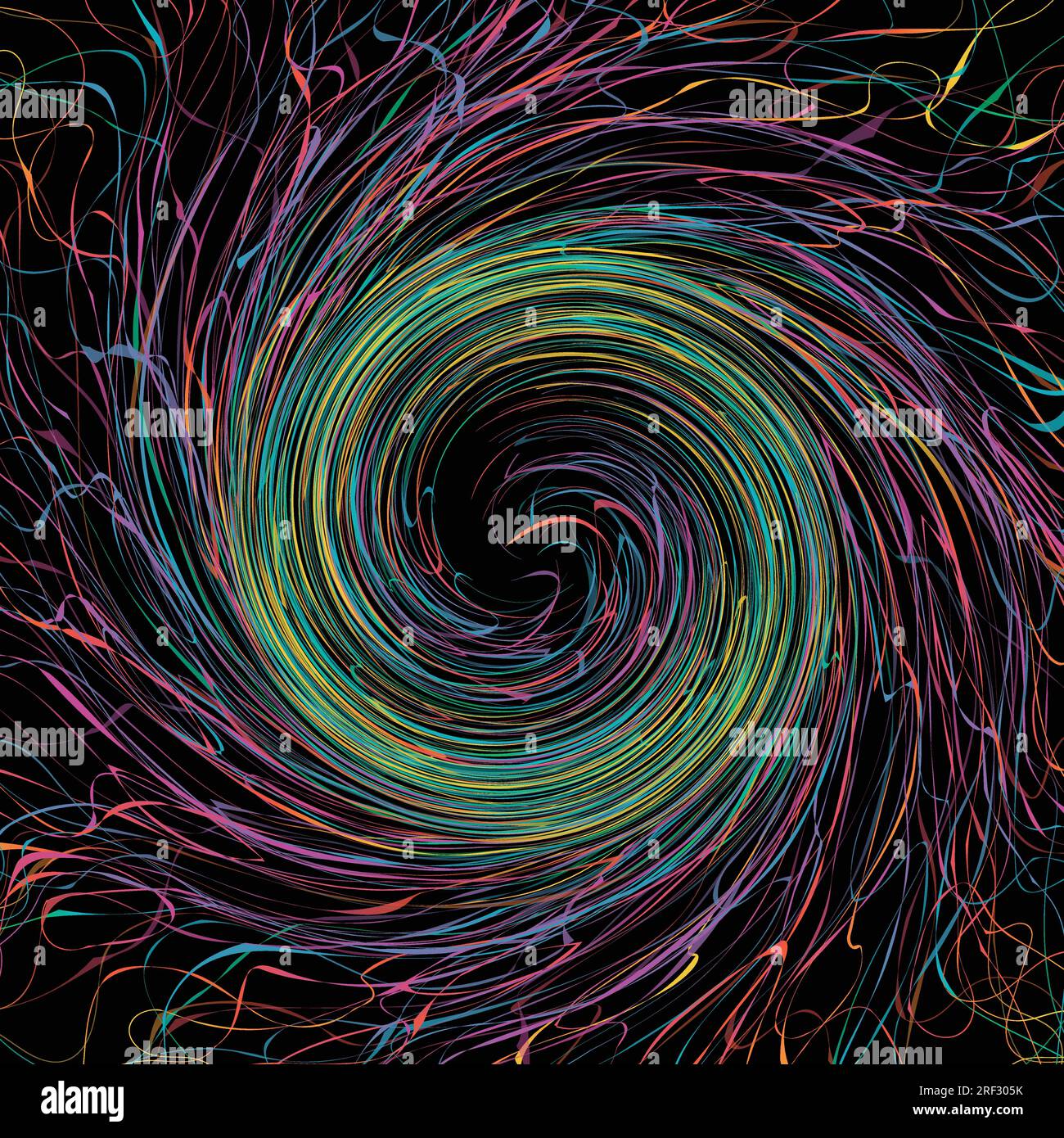 Abstract lines black hole wallpaper Stock Vector Image \u0026 Art - Alamy, image size:1300x1390