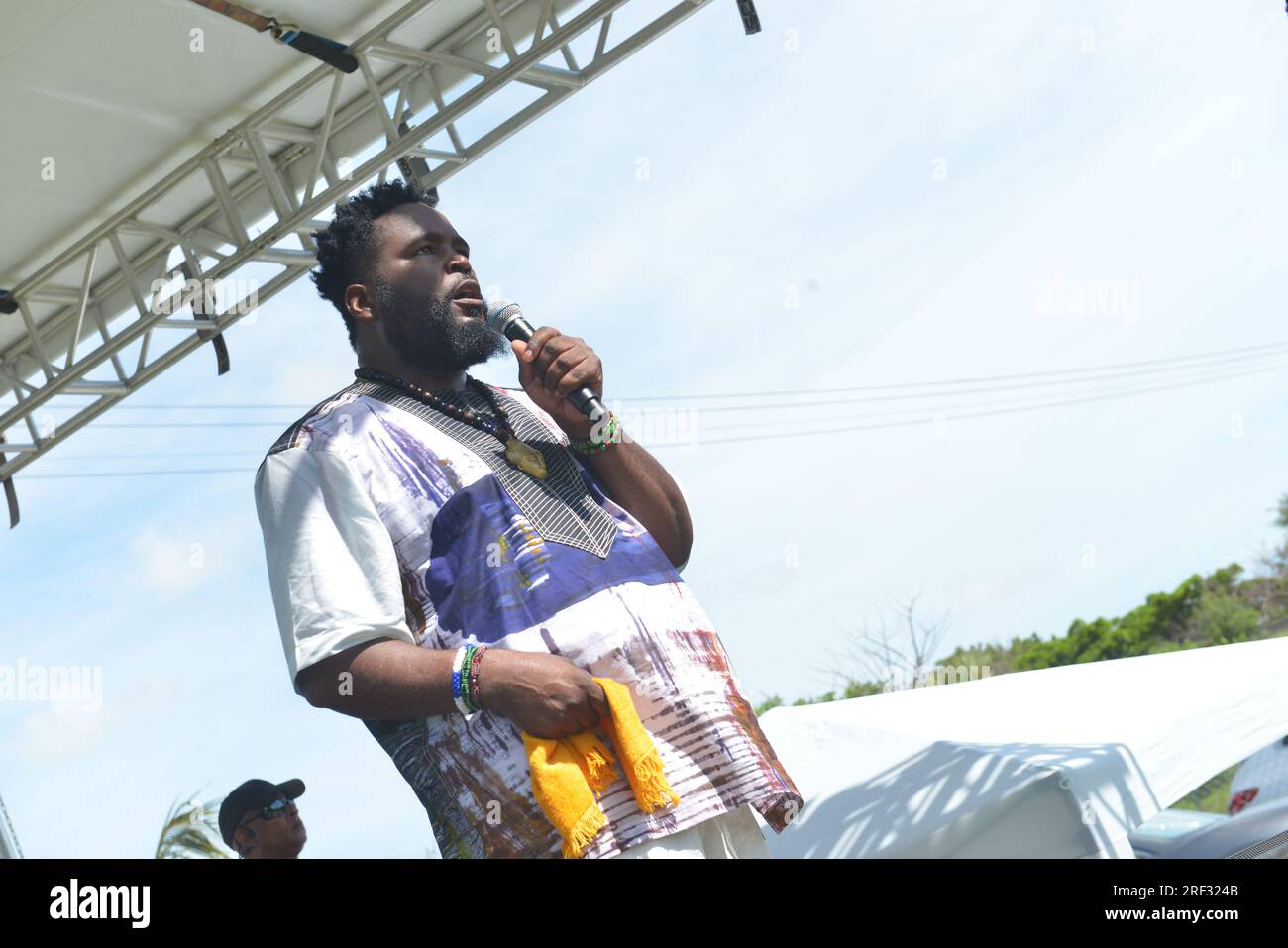 Miami Beach, USA. 29th July, 2023. : Dr. Umar Johnson attends and ...