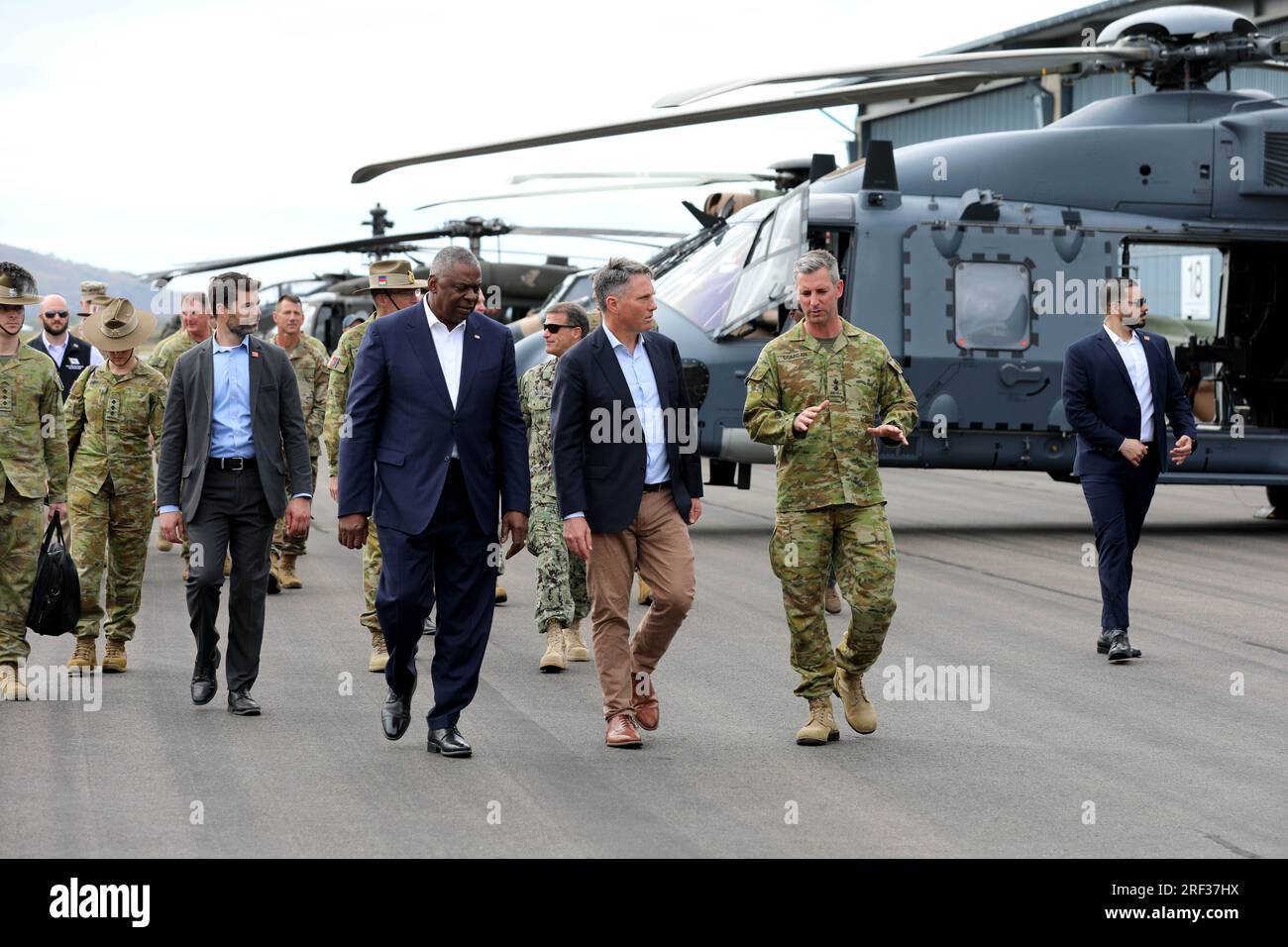 Townsville, Australia. 30th July, 2023. U.S Secretary of Defense Lloyd